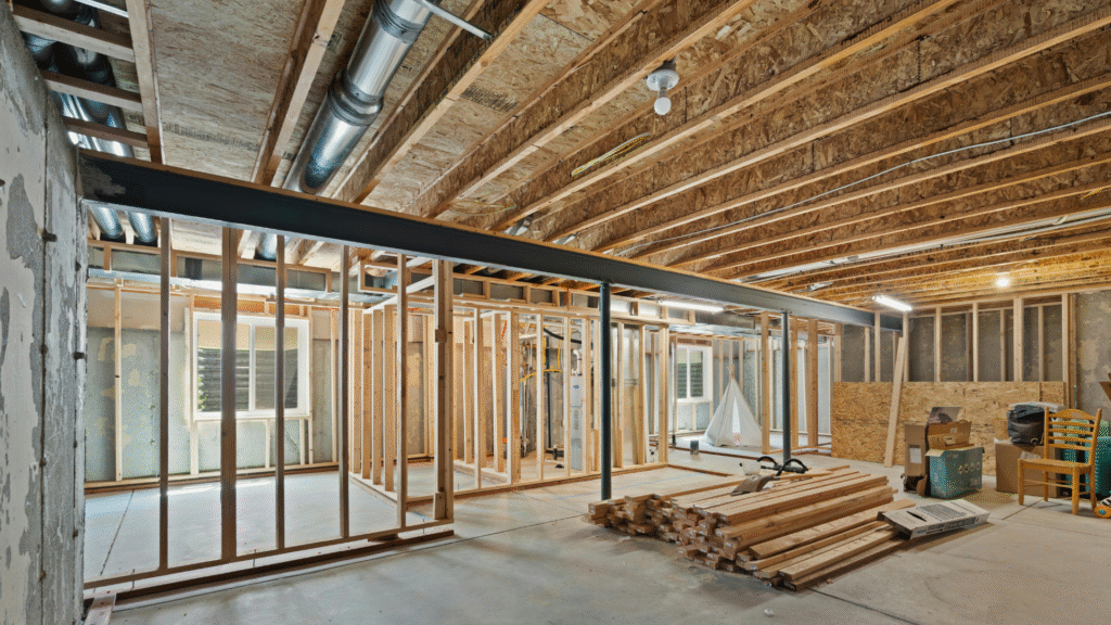 Residential apartment building under construction